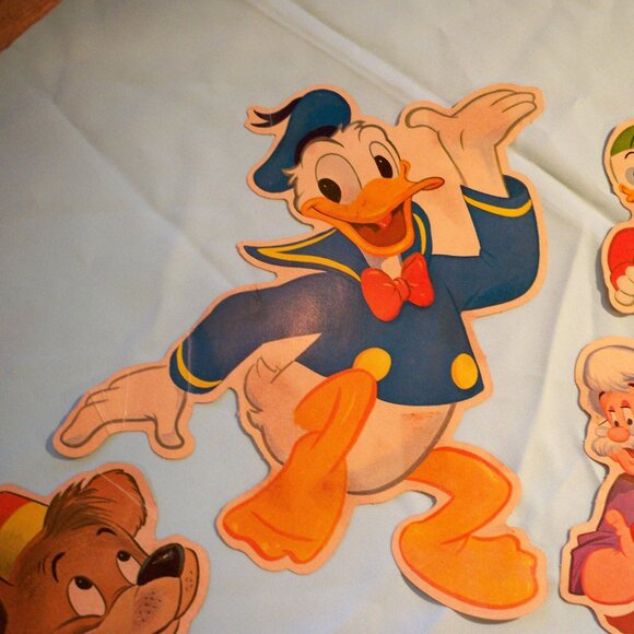 Rare *Vintage 24 Walt Disney Characters, 16 Large Wall Decoration - Picture 11 of 16
